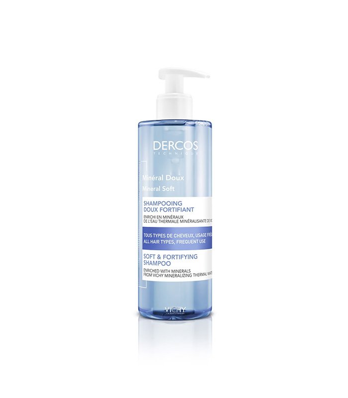 Shampooing Dercos Doux Minéral, flacon de 400 ml