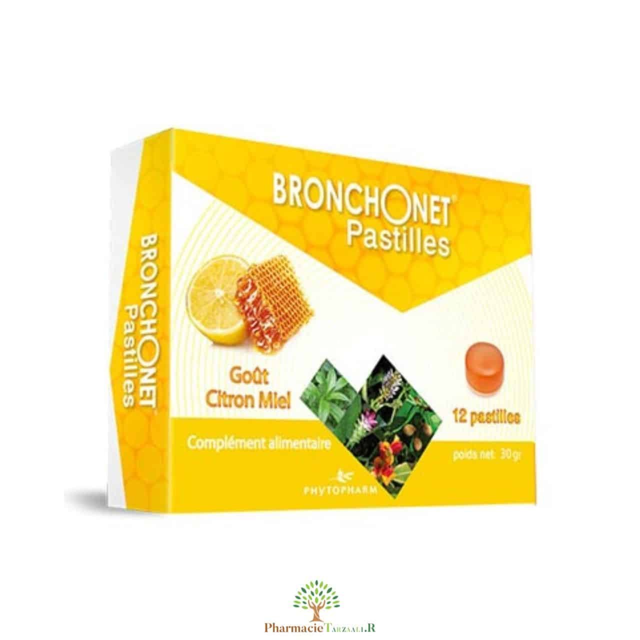 xr:d:DAFOTmR_4OY:1142,j:40774589423,t:22111222 BRONCHONET PASTILLES CITRON MIEL B/12 – Image 1