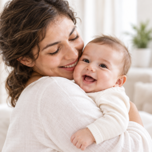 Maman & Bébé — une mère avec son bébé
