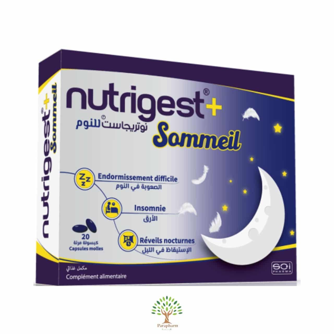 sommeil-2.jpg NUTRIGEST+ SOMMEIL B/20 – Image 1